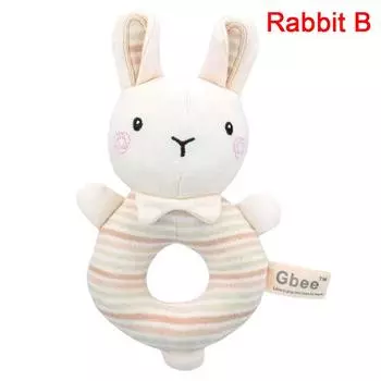 Детские погремушки, мягкие мультяшные милые плюшевые игрушки в виде животных, детские образовательные колокольчики