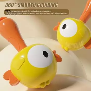 Детские погремушки Встроенный качающийся мяч Сладкий звук Привычки для обучения Мультяшный песочный молоток Тонкая работа Износостойкие методы очистки Лягушка Утка Duck