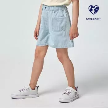 Детские полосатые джинсовые брюки Hedges Htm01pd52m Bu 110