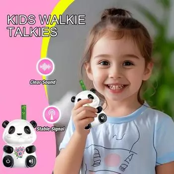 Детские портативные интерактивные рации в форме панды для приключений на свежем воздухе