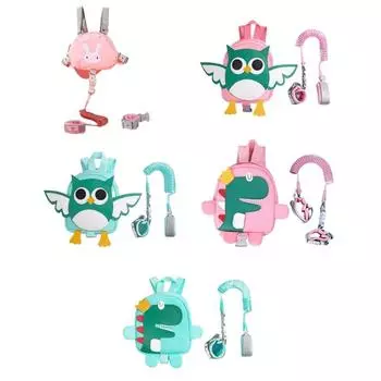 Детские поводья для прогулок для малышей, детский рюкзак, детский анти-потерянный защитный манжет на запястье с замком, ремни-банджи, ссылка