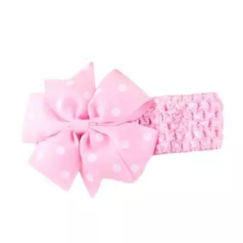 Детские повязки на голову, повязка на голову для девочек, головной убор с цветком, бандо с волнами