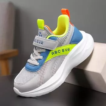 Детские повседневные кроссовки для бега с одинарной сеткой Hollow Sneakers 29 розовый