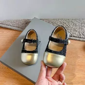 Детские повседневные туфли на плоской подошве, детская модная кожаная обувь в стиле пэчворк, летние новые милые туфли принцессы для девочек на вечеринку и свадьбу 23 бежевый