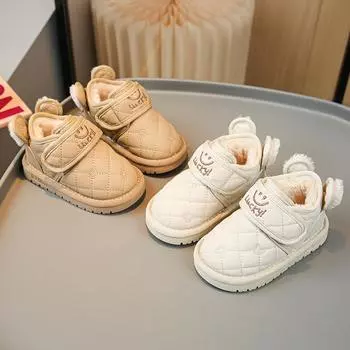 Детские повседневные зимние ботинки из хлопка 18