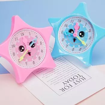 Детские познавательные часы для обучения времени - образовательная головоломка и учебное пособие для студентов 8-14 cm