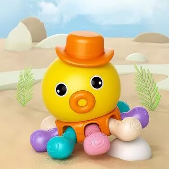 Детские пресс-игрушки, пластиковые игрушки для раннего образования, мультяшные сенсорные обучающие игрушки для детей 0-3 лет, детская звуковая цветная кукла для познания