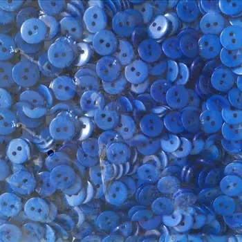 Детские пуговицы для шитья, пластиковые пуговицы для одежды 6/9/11/12 мм, 2 отверстия, круглая форма, аксессуары для одежды для кукол, скрапбукинг 9mm 100pcs