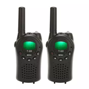 Детские рации, радиус действия 6 км, 22 канала, двухсторонняя радиосвязь, игрушка с фонариком для детей от 3 до 12 лет