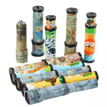 Детские развивающие декомпрессионные игрушки Волшебный калейдоскоп Вращающийся регулируемый калейдоскоп Необычные цвета в мире праздничный подарок