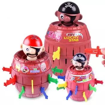 Детские развивающие игрушки Хитрая пиратская бочка Странная игрушка Настольная интерактивная игрушка Экономия денег None