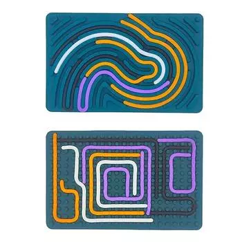 Детские развивающие силиконовые игрушки для снятия стресса Twist Board Силиконовая сенсорная доска Twist Relief Board A5