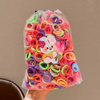 Детские резинки для волос высокой эластичности: Не повреждающие волосы резинки для хвоста и повязки на голову для девочек