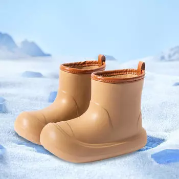 Детские резиновые сапоги, модные нескользящие резиновые сапоги для походов в дождливый день, езды на велосипеде на улице