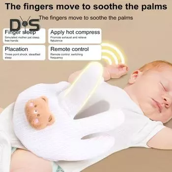 Детские ритмы для сна, электрическая детская успокаивающая ладонь с дистанционным управлением, подушки для сна, автоматическая колотушка, помощь новорожденному во сне Bear