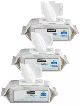 Детские салфетки KIRKLAND BABY WIPES Детские салфетки (100 штук) [x3 шт.]