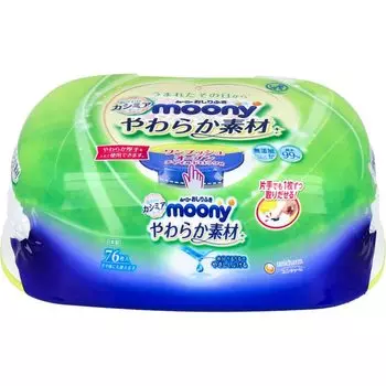 Детские салфетки Unicharm Moony 76 шт.