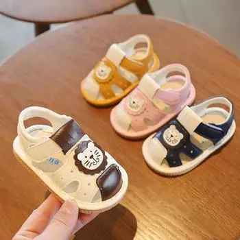 Детские сандалии Baotou, летняя обувь для девочек 0-2 лет, женская обувь для малышей 15