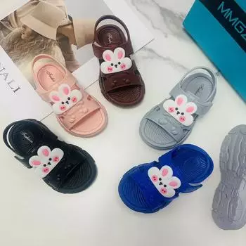 Детские сандалии летние детские домашние для мальчиков и девочек детские домашние мягкие новые пляжные классные тапочки 26