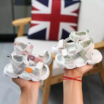 Детские сандалии. Обувь для малышей на мягкой подошве. Детская пляжная обувь. 21