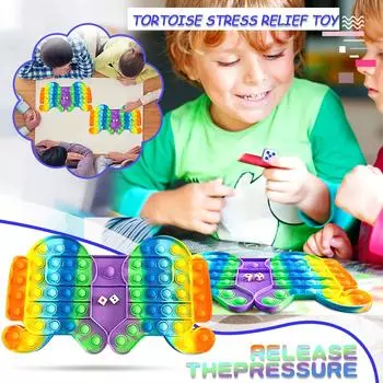 Детские сенсорные сенсорные игрушки для снятия стресса с кончиками пальцев, силиконовые настольные игрушки для снятия стресса