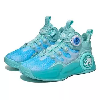 Детские сетчатые баскетбольные кроссовки для мальчиков, осень, Цзиньцзян, новые кроссовки для отдыха и спорта, для студентов, амортизация и нескользящие 30 зелёный