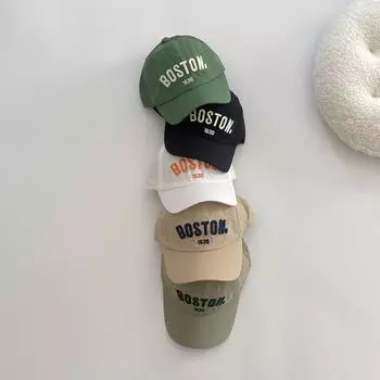 Детские шапки Бейсбольная кепка с вышивкой букв и солнцезащитная шляпа