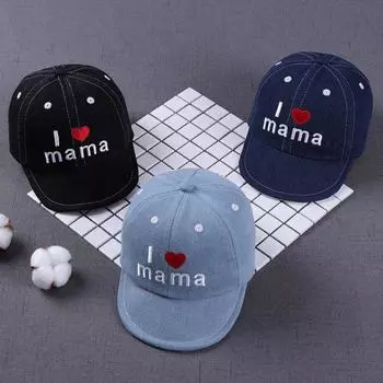 Детские шапки Детские аксессуары Регулируемая бейсболка для мальчиков и девочек зимняя теплая бейсболка чёрный