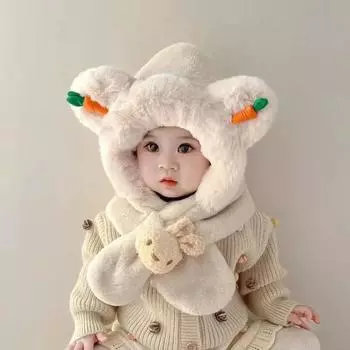 Детские шапки, милая детская шапка с героями мультфильмов, осенне-зимняя новая плюшевая шапка для новорожденного, ветрозащитная, рождественские детские аксессуары, шапки