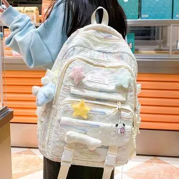 Детские школьные ранцы для девочек начальной школы, для девочек-подростков, рюкзак с надписями, выглядящий грязным