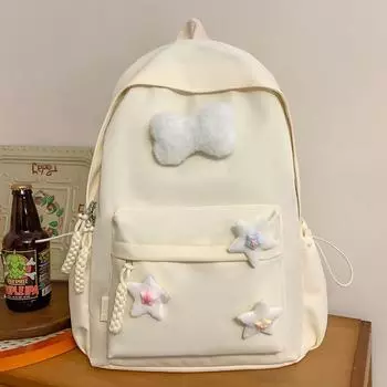 Детские школьные ранцы Ученики начальной школы Девочки Ученики средней школы Однотонный Рюкзак для детского сада