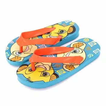 Детские шлепанцы DISNEY с принтом «Симба и Нала»