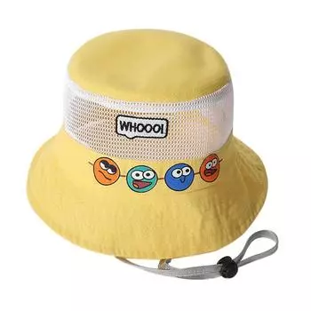 Детские шляпы от солнца. Детская сетчатая шляпа с героями мультфильмов. Дышащие сетчатые шапки.