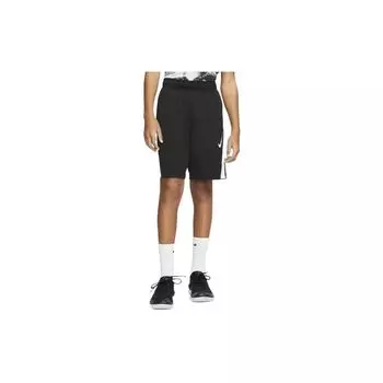 Детские шорты прямого кроя с логотипом Nike Kids с цветными блоками, брюки унисекс, черные CJ9272-010 S