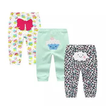 Детские штаны 18 м, весенне-осенние хлопковые детские штаны с изображением обезьяны, детские штаны 18M