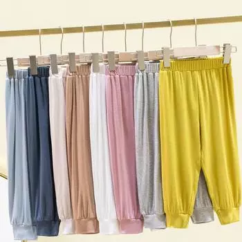 Детские штаны с защитой от комаров, летние штаны-харун, штаны для девочек и мальчиков, повседневные штаны, детские штаны 80cm