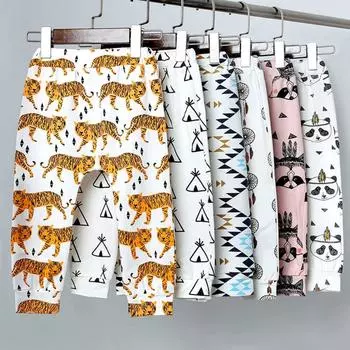 Детские штаны с защитой от комаров, свободные брюки, детские спортивные штаны XL/110