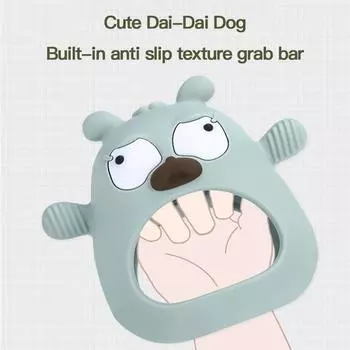 Детские силиконовые прорезыватели для зубов Перчатки-пустышки Детские игрушки для прорезывания зубов Уход за зубами для новорожденных Десны Анти-перекусы для рук Молярные палочки Детские товары белый