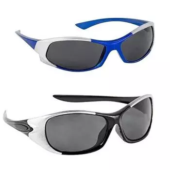 Детские солнцезащитные очки Dervin Kid s Goggles Wrap Around для мальчиков и девочек - комплект из 2 штук (3-6 лет, Синий, Черный)