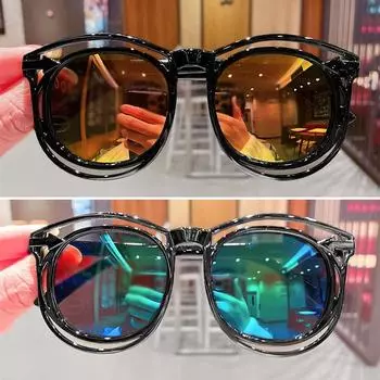 Детские солнцезащитные очки, милые солнцезащитные очки, поляризационные очки для солнцезащитного крема, индивидуальность для ребенка, мальчики и девочки, игрушки из мультфильмов, солнцезащитный козырек