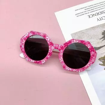 Детские солнцезащитные очки Модная ромбовидная сумка Цветок Защита от УФ-лучей Тренд Мальчики и девочки Детские солнцезащитные очки Солнцезащитные очки