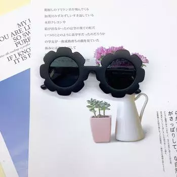 Детские солнцезащитные очки модные детские солнцезащитные очки с силиконовой поляризацией в виде подсолнуха для путешествий солнцезащитные очки с защитой от ультрафиолета