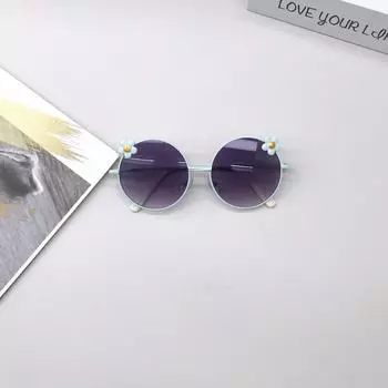 Детские солнцезащитные очки модные вечерние вечерние милые для девочек и мальчиков цветы солнцезащитные очки с защитой от ультрафиолета