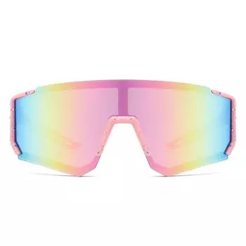 Детские солнцезащитные очки ветрозащитные велосипедные солнцезащитные очки защитные очки для мальчиков и девочек розовый