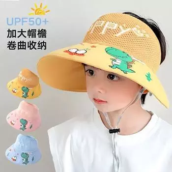 Детские солнцезащитные шляпы, летние шляпы, детские солнцезащитные шляпы, пустые цилиндры для мальчиков и девочек, солнцезащитные шляпы с защитой от ультрафиолета