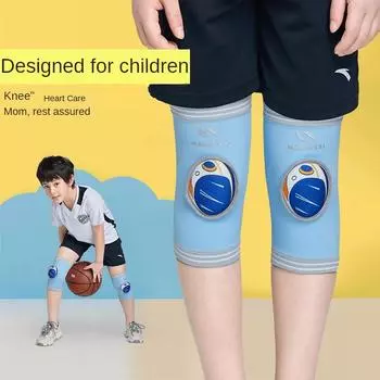 Детские спортивные наколенники для баскетбола и футбола, защита от падения, защитное снаряжение для мальчиков, велосипедные наколенники для девочек, катание на роликах M