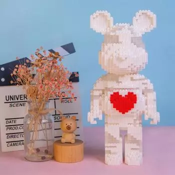 Детские строительные блоки, головоломки для раннего образования, сборка игрушек из микрочастиц 33*15*10.5cm-No light