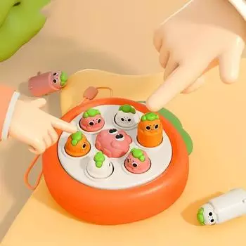 Детские стучащие игрушки с героями мультфильмов Монтессори, портативные декомпрессионные игрушки для малышей, образовательный подарок на день рождения, тема животных, детская боевая игра