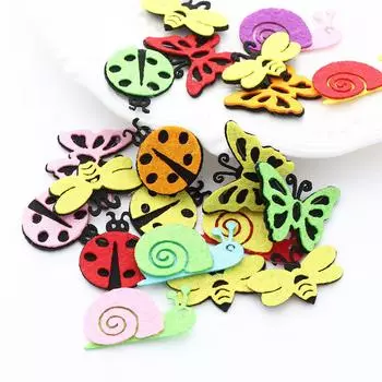 Детские сумки, патчи для рукоделия, принадлежности для шитья, наклейки-головоломки, лепесток, животное, нетканый материал, сделай сам, ручная работа 10