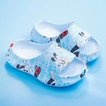 Детские тапочки Babu bean, средние и маленькие, для лета, для улицы, для взрослых, нескользящие, легкие, для родителей и детей, сандалии из ЭВА 190 yards inner length 18cm